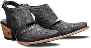 Lane Robin Slingback Mule - Jet Black