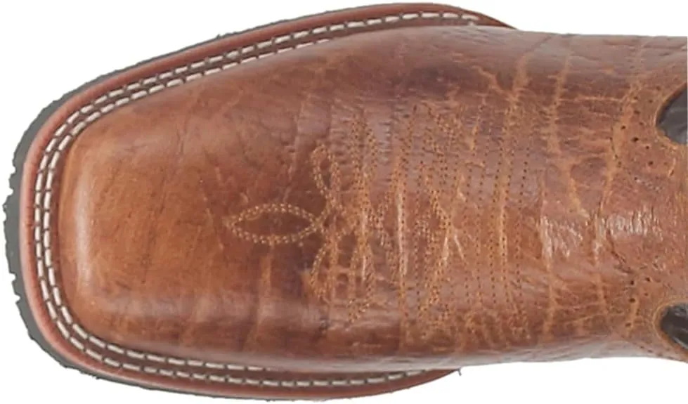 Laredo Mens Broken Bow Square Toe Casual Boots Mid Calf - Brown