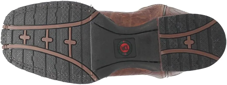 Laredo Mens Broken Bow Square Toe Casual Boots Mid Calf - Brown