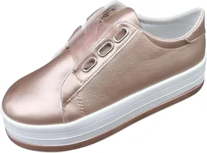Lausiuoe Platform Shoes For Women Sneakers Lightweight Non-Slip Casual Fashion Soft Comfort Breathable Walking Shoes