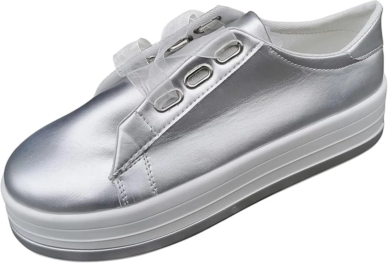 Lausiuoe Sneakers For Women Walking Shoes Comfortable Casual Fashion Lightweight Slip On Low Top Canvas Flat Loafers