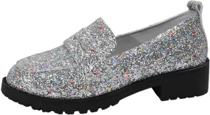 Loafers for Women Comfort Dressy Flats Shoes Fashion Penny Loafers Business Casual Shoes Slip On Work Shoes