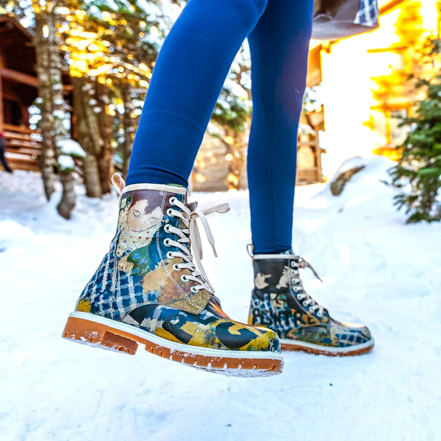 Long Boots for Women  Vegan Leather and Unique Design Womens Winter Boots