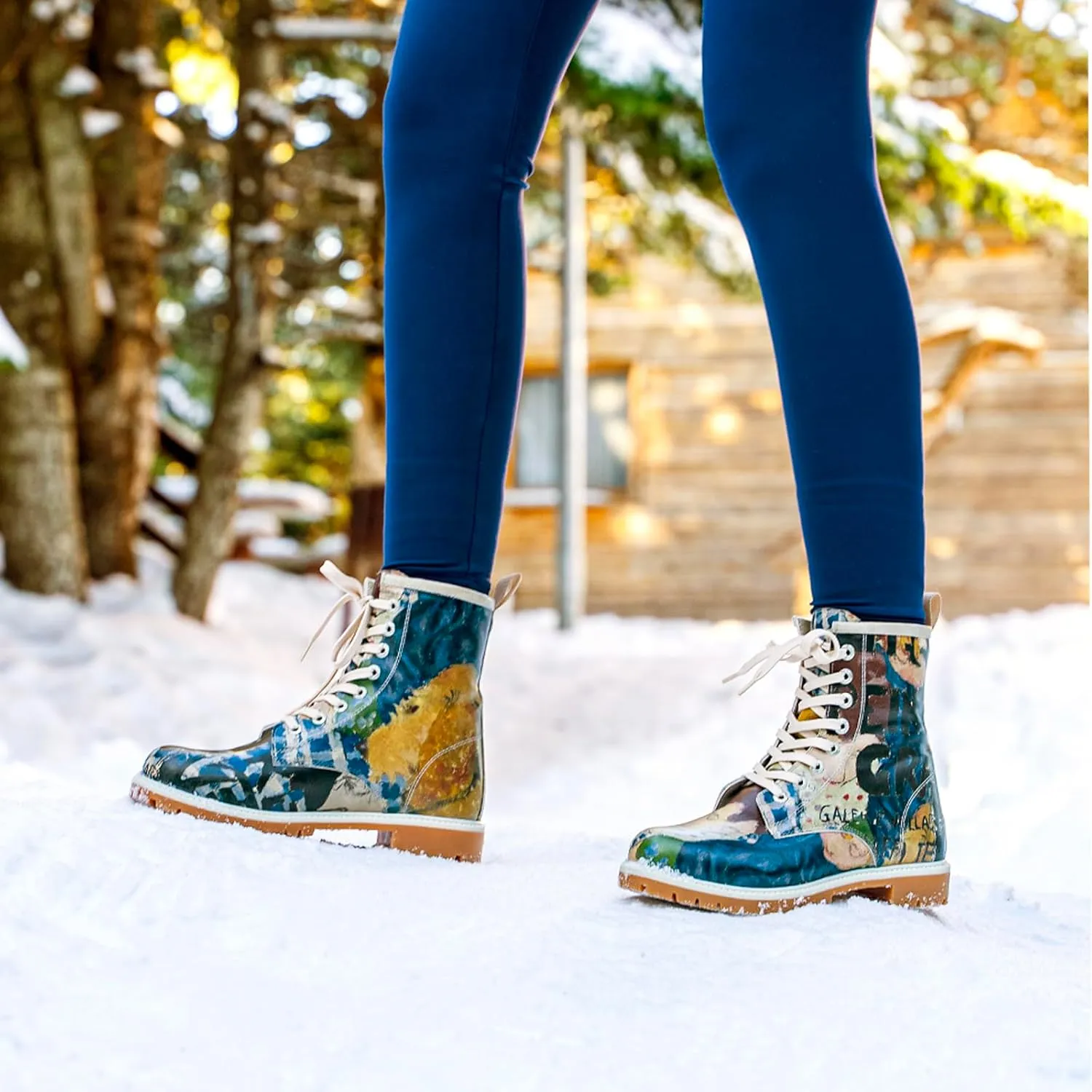 Long Boots for Women  Vegan Leather and Unique Design Womens Winter Boots