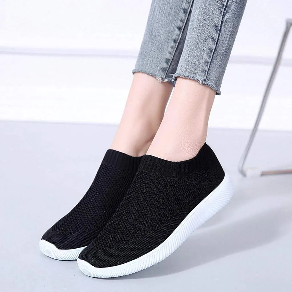 Low-Top Slip Ons Women's Fashion Sneakers Casual Womens Running Shoes Casual Casual Shoes Trendy Slip On Sneakers White Tennis Shoe Loafers Dress Shoe