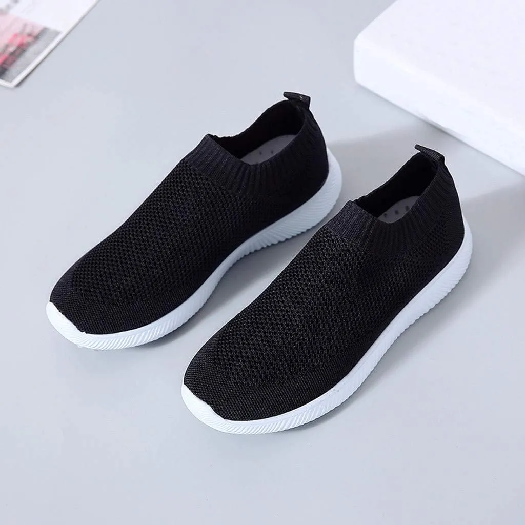 Low-Top Slip Ons Women's Fashion Sneakers Casual Womens Running Shoes Casual Casual Shoes Trendy Slip On Sneakers White Tennis Shoe Loafers Dress Shoe
