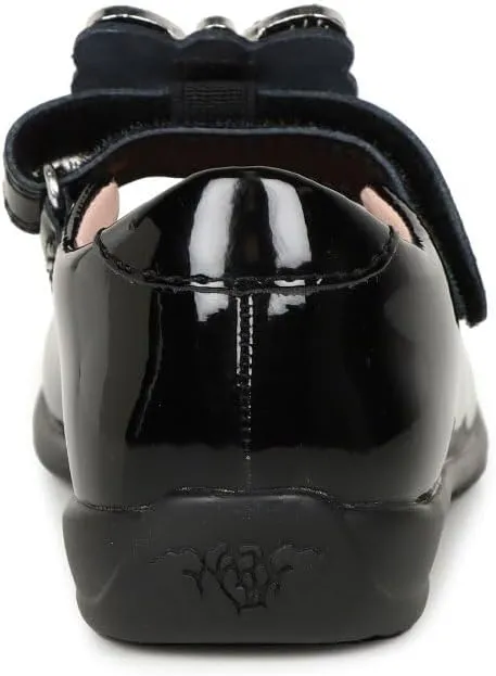 Luna Black School Shoes