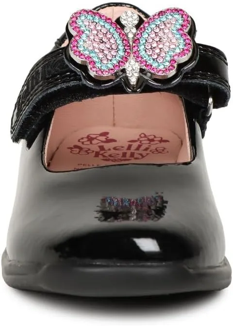 Luna Black School Shoes