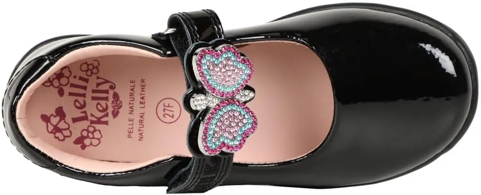 Luna Black School Shoes