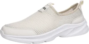 Memory Foam Versatile Shoes for Men Breathable Casual Comfortable Walking Sneaker Soft Flat Soled Elderly Shoes