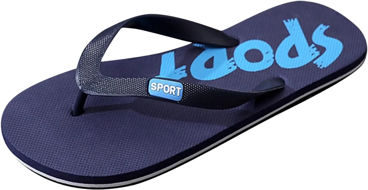 Men Shoes Flat Herringbone Slippers Fashion Casual Beach Casual Sandals Flip Flops Rubber Men
