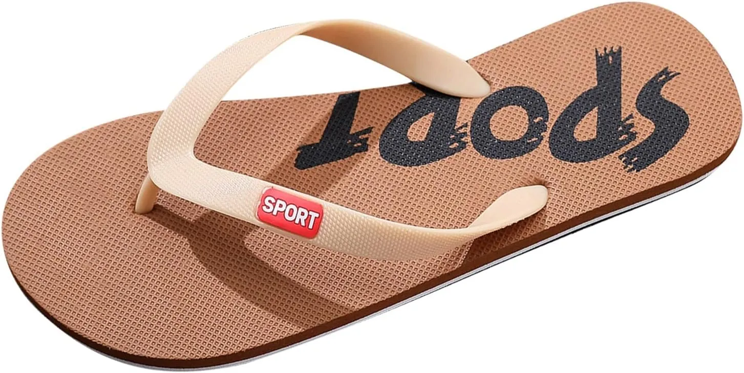 Men Shoes Flat Herringbone Slippers Fashion Casual Beach Casual Sandals Flip Flops Rubber Men