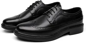 Mens Brogues Classic Oxfords Dress Shoes Formal Business Fashoin Wedding Derby Lace Up Shoes for Men