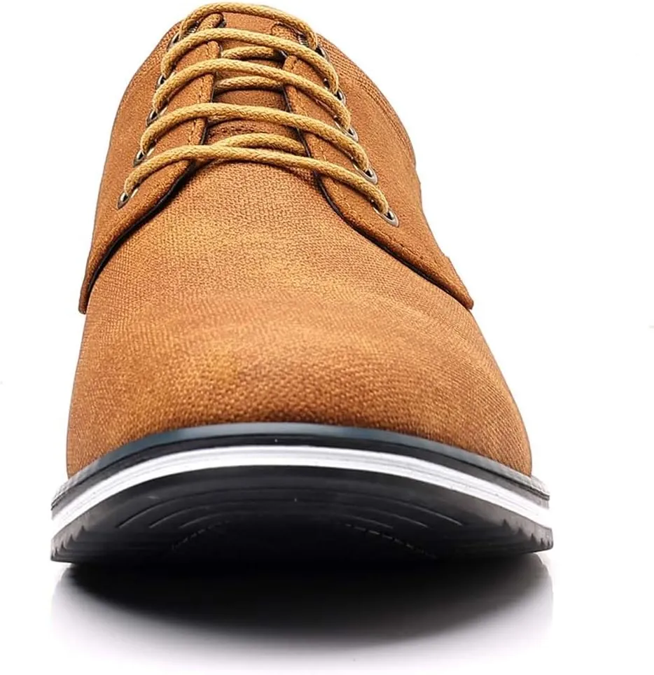 Men's Casual Dress Shoes Comfortable Oxford Shoes Business Formal Derby Sneakers
