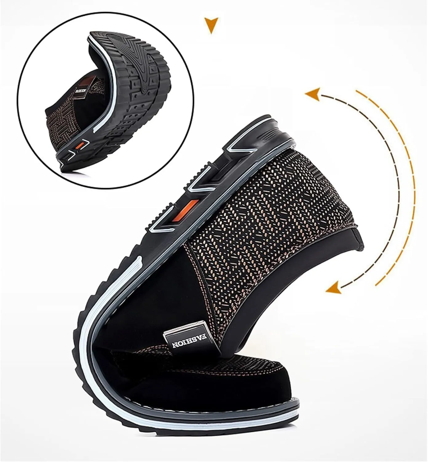 Mens Casual Formal Shoes Comfortable Non Slip Flat Walking Leather Shoes Slip on Business Formal Shoe Fashionable Dress Footwear Man Durable Work Office Shoe for Man Modern Suit Sneaker
