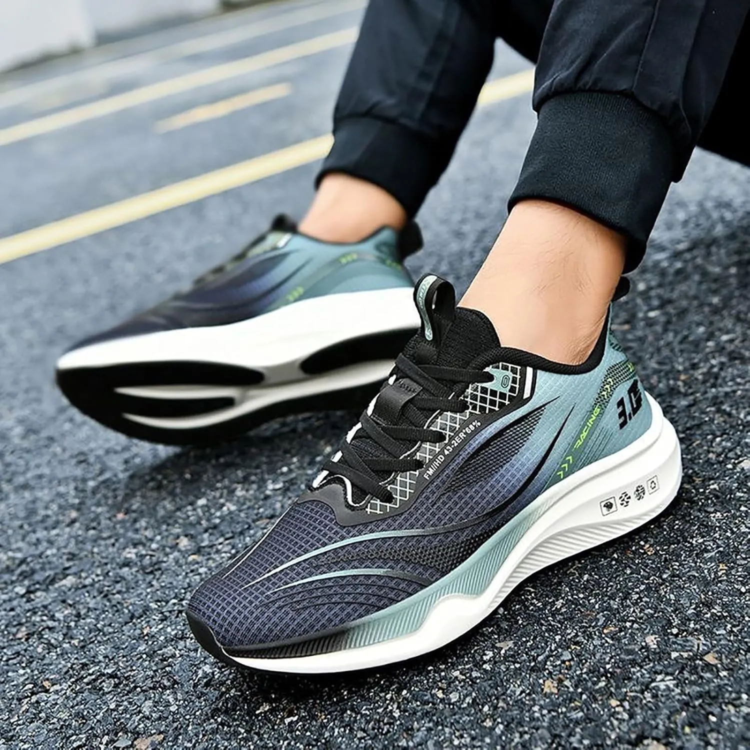 Mens Dress Shoes Platform Sneakers for Women Black Womens Loafers with Arch Support Soft Sole Fashion Christmas Shoes for Women Athletic Round Toe Slip On Casual