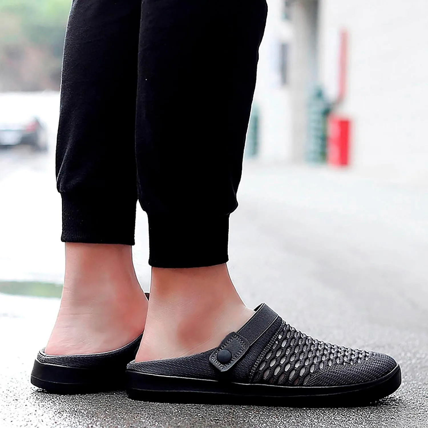 Men's Hollow Mesh Casual Sneakers Summer Sandals Breathable Shoes A Slip On Casual Men's Shoes Casual Slip on Size 13 Men's F