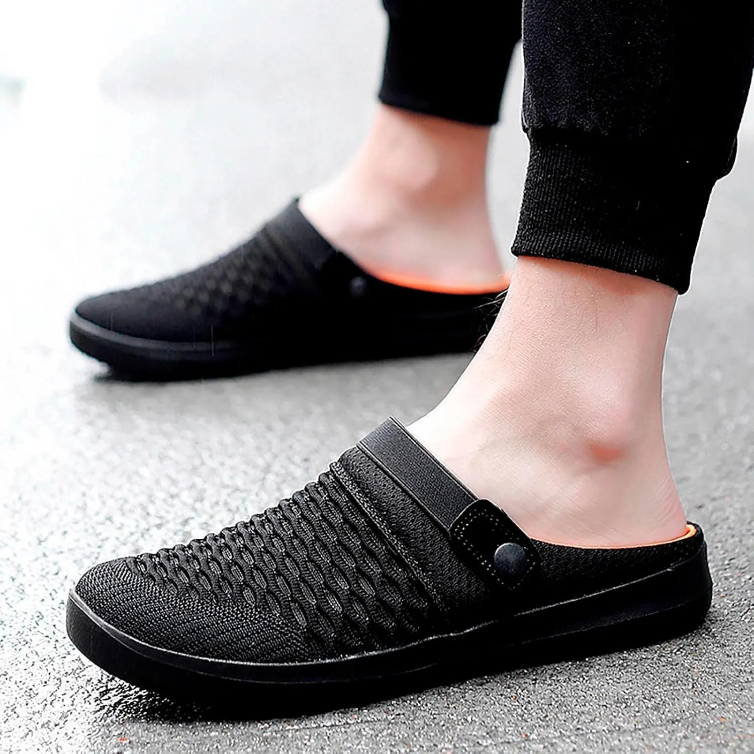 Men's Hollow Mesh Casual Sneakers Summer Sandals Breathable Shoes A Slip On Casual Men's Shoes Casual Slip on Size 13 Men's F