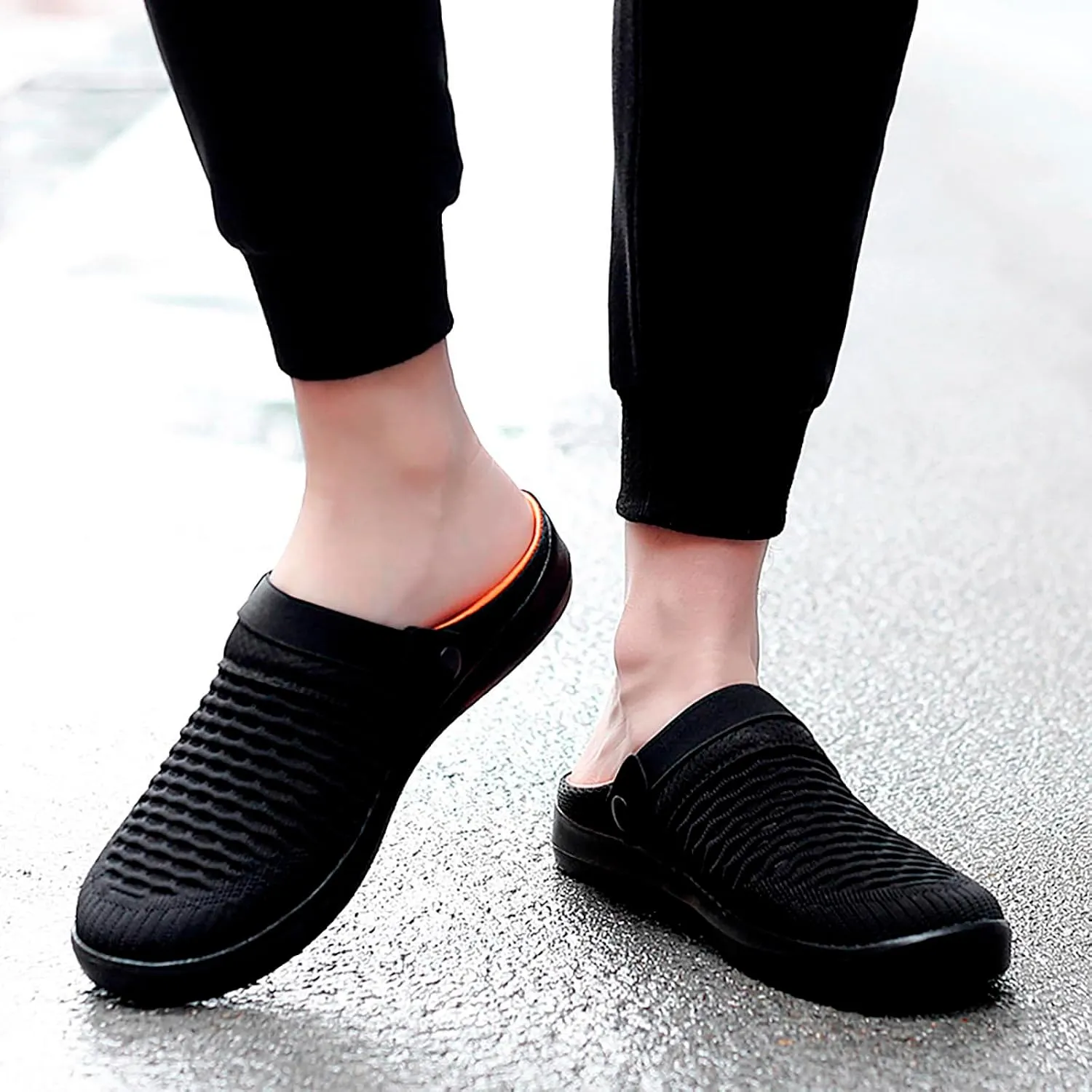 Men's Hollow Mesh Casual Sneakers Summer Sandals Breathable Shoes A Slip On Casual Men's Shoes Casual Slip on Size 13 Men's F