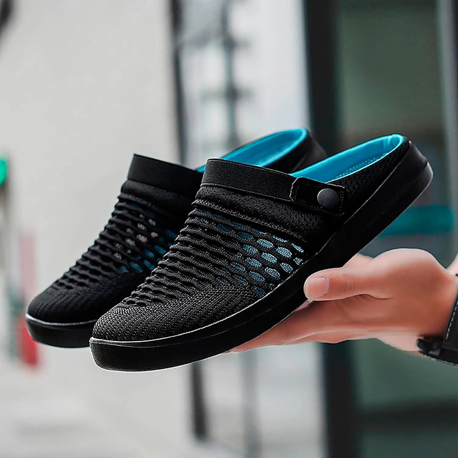 Men's Hollow Mesh Casual Sneakers Summer Sandals Breathable Shoes A Slip On Casual Men's Shoes Casual Slip on Size 13 Men's F