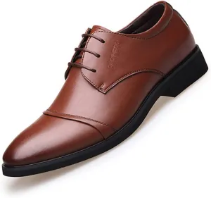 Men's Lace-ups Derbys Classic Oxford Formal Dress Shoes for Party Wedding School Walking Business Office