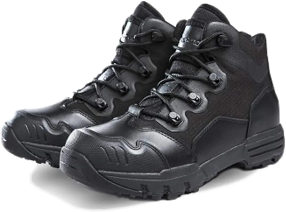 Men's Military Army Combat Boots Breathable Tactical Boots Durable PoliceWork Shoes Lightweight Hiking Walking Boots
