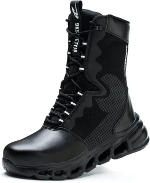 Men's Military Tactical boots Waterproof and dust proof work boots Desert boots Lightweight outdoor hiking boots Motorcycle shoes