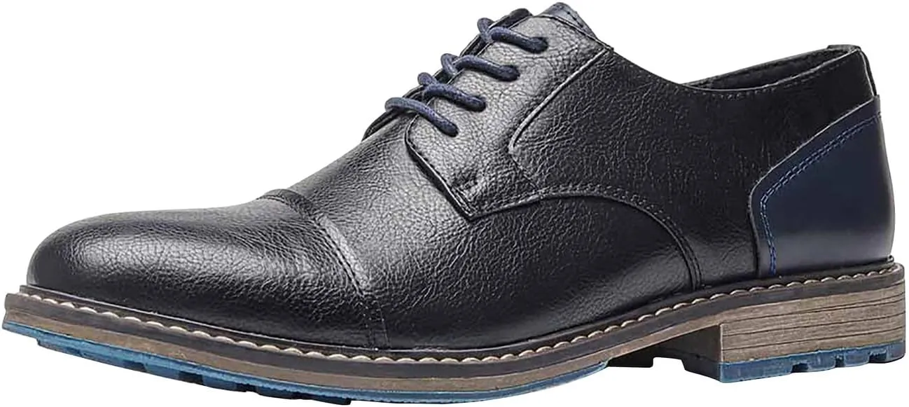 Mens Oxfords Formal Dress Leather Dress Wedding Business Fashion Tuxedo Walking Shoes for Men