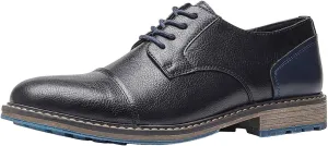 Mens Oxfords Formal Dress Leather Dress Wedding Business Fashion Tuxedo Walking Shoes for Men
