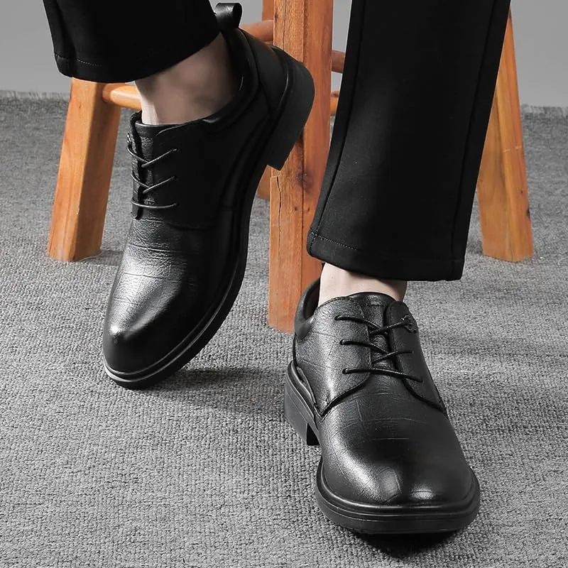 Men's Patent Leather Oxford Shoes – Shiny Formal Lace-Up Loafers for Business & Tuxedo