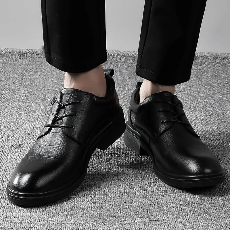 Men's Patent Leather Oxford Shoes – Shiny Formal Lace-Up Loafers for Business & Tuxedo