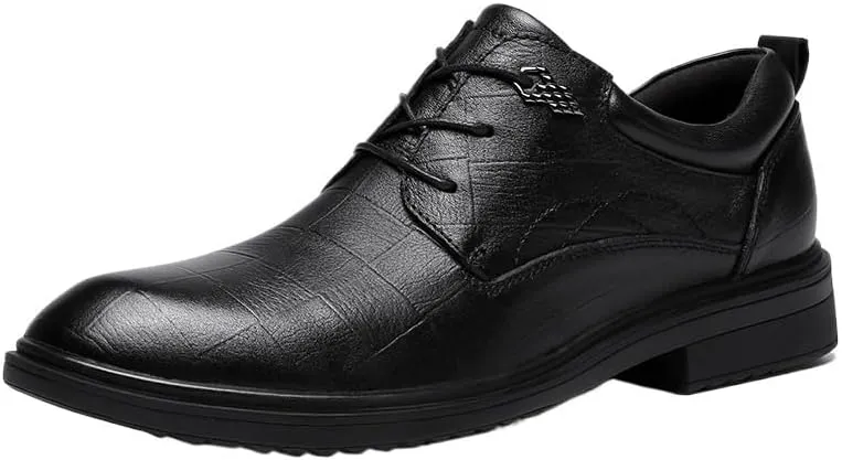 Men's Patent Leather Oxford Shoes – Shiny Formal Lace-Up Loafers for Business & Tuxedo
