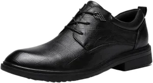 Men's Patent Leather Oxford Shoes – Shiny Formal Lace-Up Loafers for Business & Tuxedo