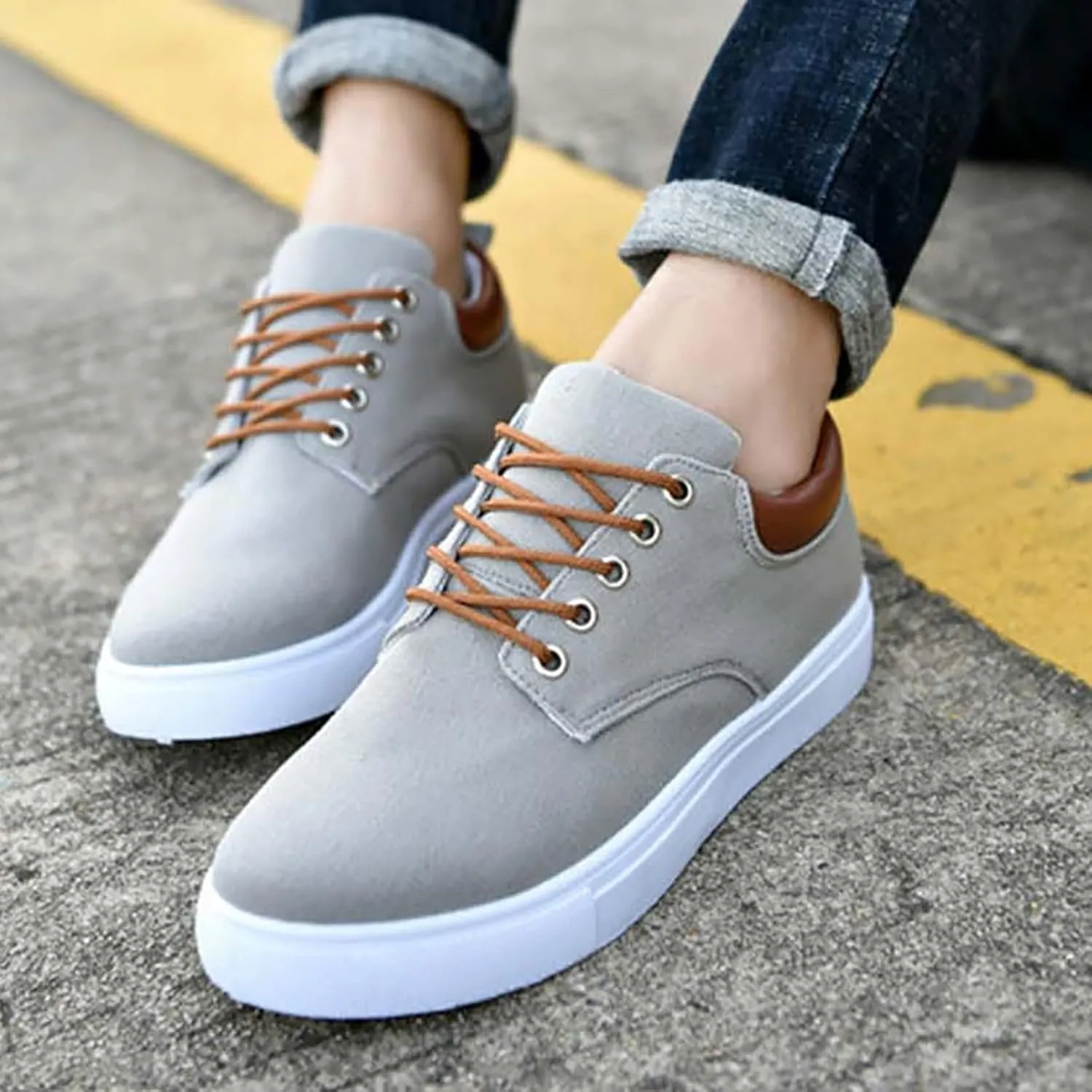 Mens Running Shoes Slip On Sneakers Men Mens Loafers Dress Shoes Christmas Sneakers for Women 2024 Cute Cozy Non Slip Wide Toe Box Trendy Casual