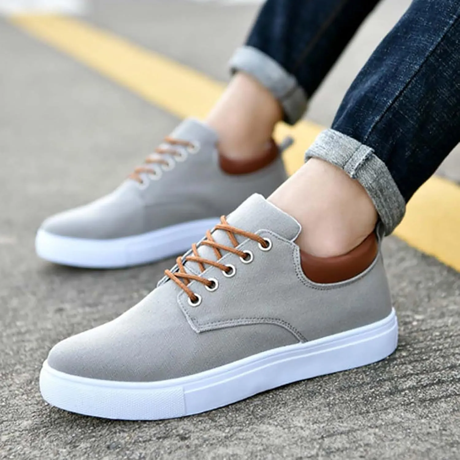 Mens Running Shoes Slip On Sneakers Men Mens Loafers Dress Shoes Christmas Sneakers for Women 2024 Cute Cozy Non Slip Wide Toe Box Trendy Casual