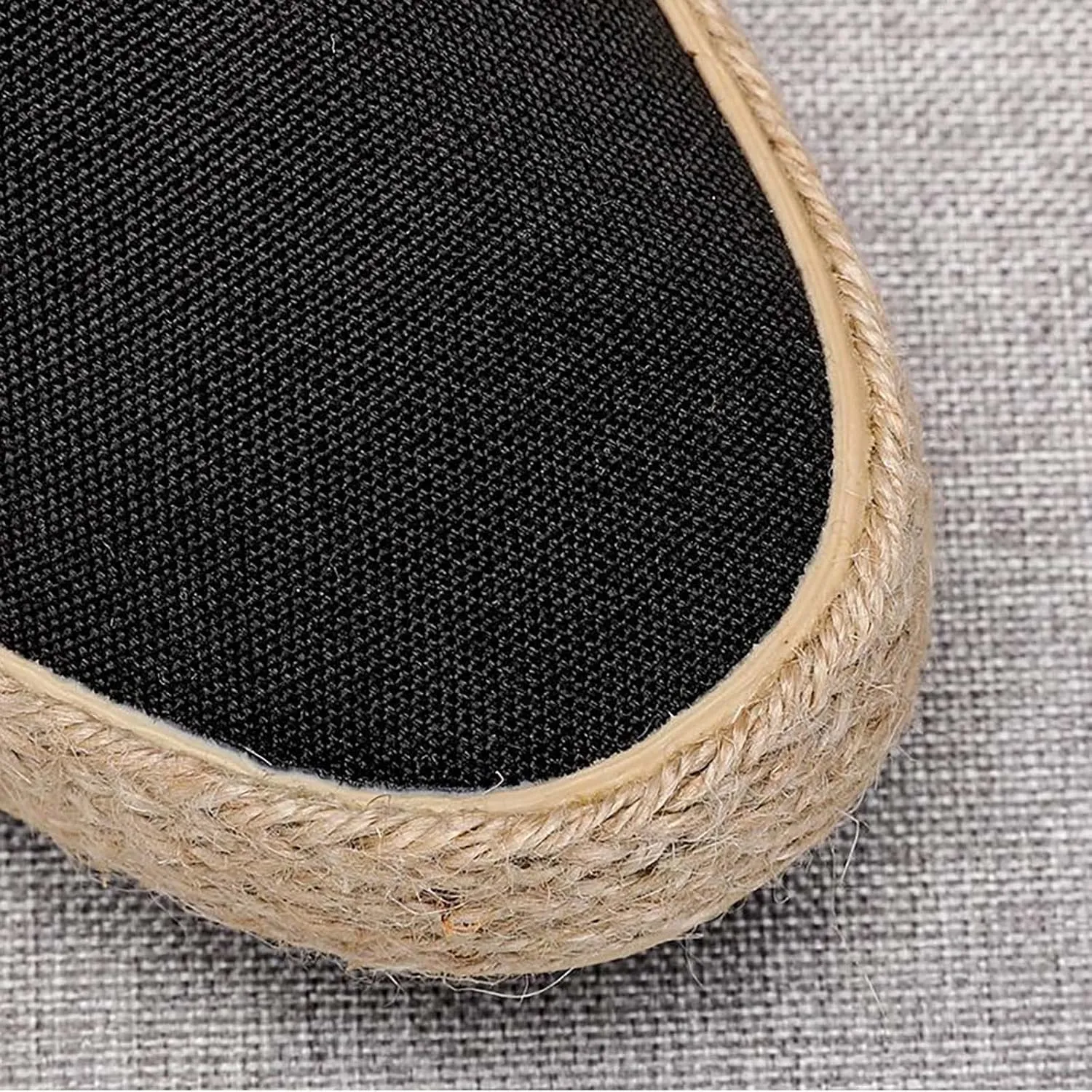 Mens Slip On Sneakers Comfortable Wide Width Espadrilles Casual Sneakers Flat Walking Shoes Breathable Lightweight Canvas Sport Shoes