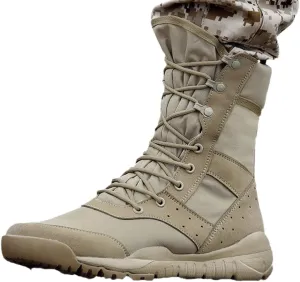 Men's Ultra Light Outdoor Hiking Shoes Tactical Training Military Boots Breathable Mesh Hiking Desert Boots
