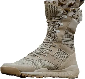 Men's Ultra Light Outdoor Hiking Shoes Tactical Training Military Boots Breathable Mesh Hiking Desert Boots