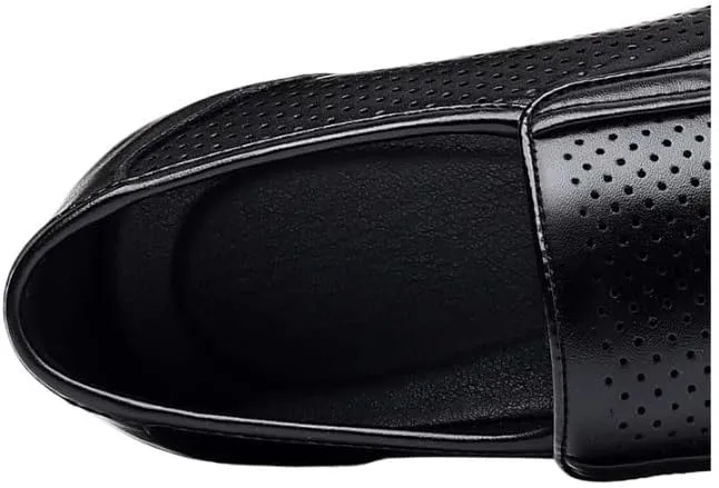 Men's Vintage Spike Dress Slip On Fashion Shoes Casual Summer Breathable Soft Sole Loafers
