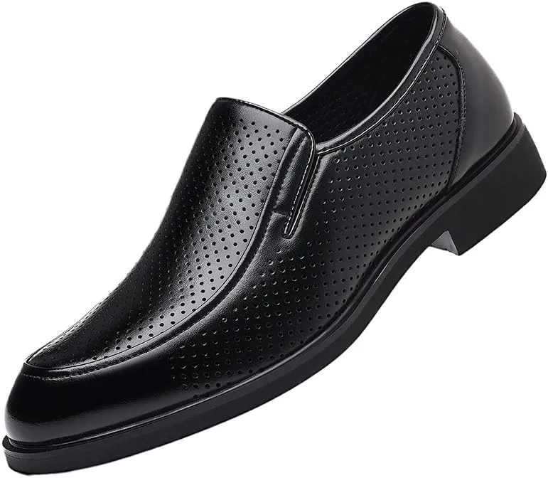 Men's Vintage Spike Dress Slip On Fashion Shoes Casual Summer Breathable Soft Sole Loafers