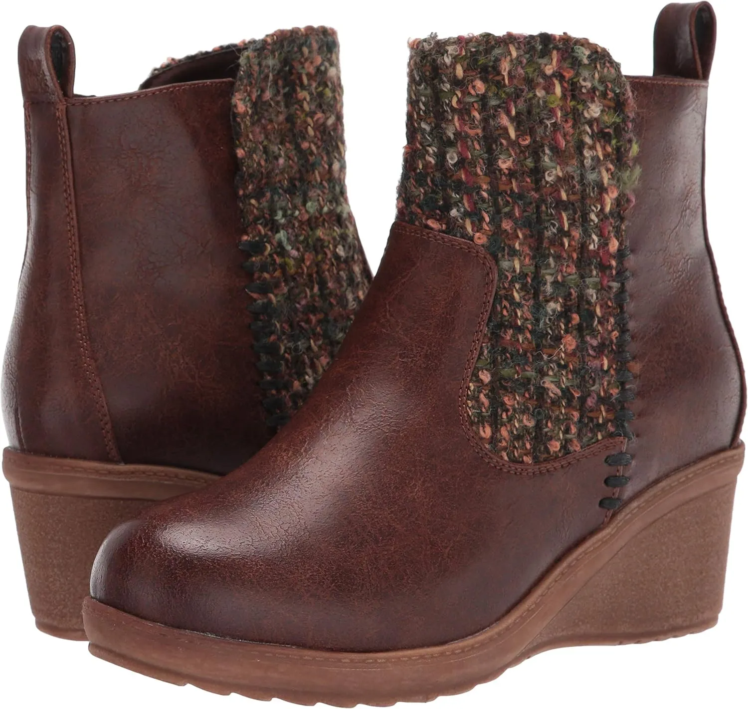MUK LUKS Women's Novah Boot-Brown Fashion
