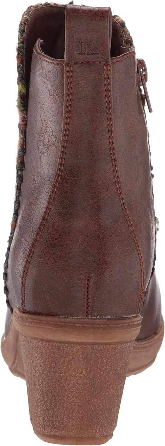 MUK LUKS Women's Novah Boot-Brown Fashion