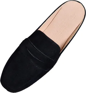 Mules for Women Comfort Dressy Flats Slip on Slides Loafers Backless Mules & Clogs Casual Dress Mules