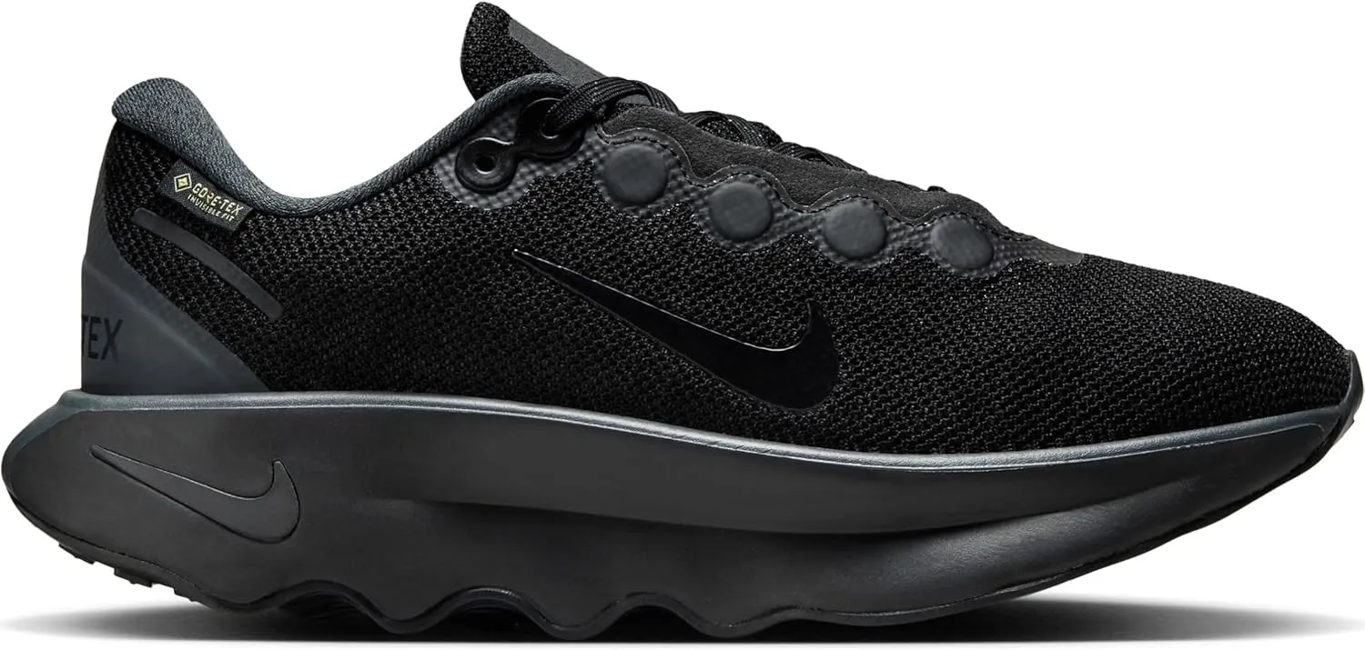 Nike Motiva Gore-TEX Women's Waterproof Walking Shoes (HM0355-001, Black/Anthracite/Black)