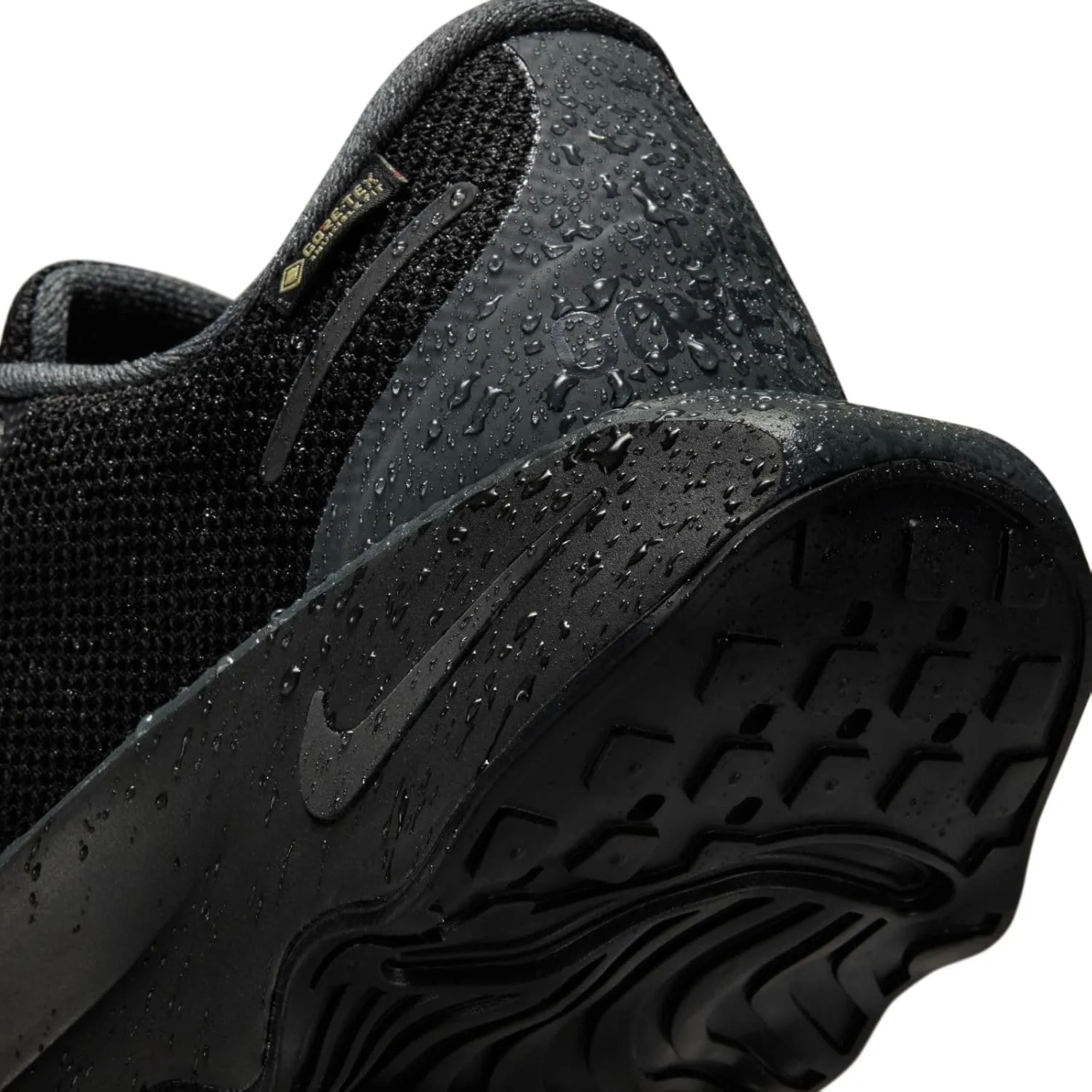 Nike Motiva Gore-TEX Women's Waterproof Walking Shoes (HM0355-001, Black/Anthracite/Black)