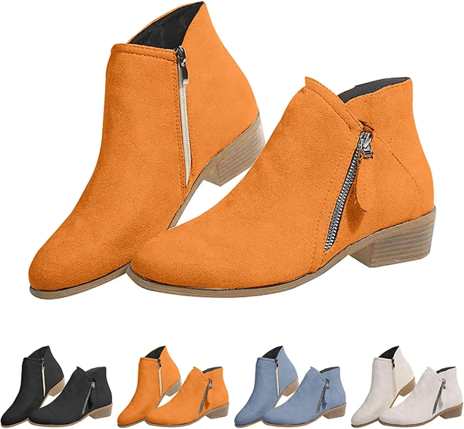 No Heel Ankle Boots Womens Leather Ankle Boots Wide Womens Dress Ankle Boots Womens Ankle Winter Boots 2024 Mens Dress Shoes Ankle Boots Black Ankle Boots Women with Heel