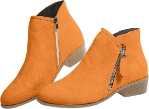 No Heel Ankle Boots Womens Leather Ankle Boots Wide Womens Dress Ankle Boots Womens Ankle Winter Boots 2024 Mens Dress Shoes Ankle Boots Black Ankle Boots Women with Heel