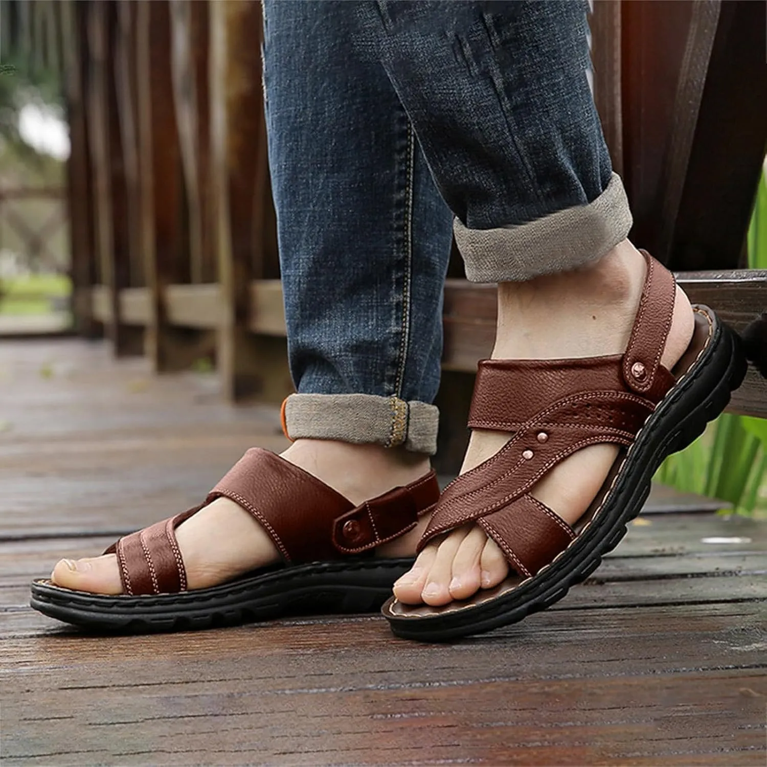 Non slip Sandals Sport Casual Beach Sandals Casual Outwear Soft Sole Comfort Open Toe Walking Shoes