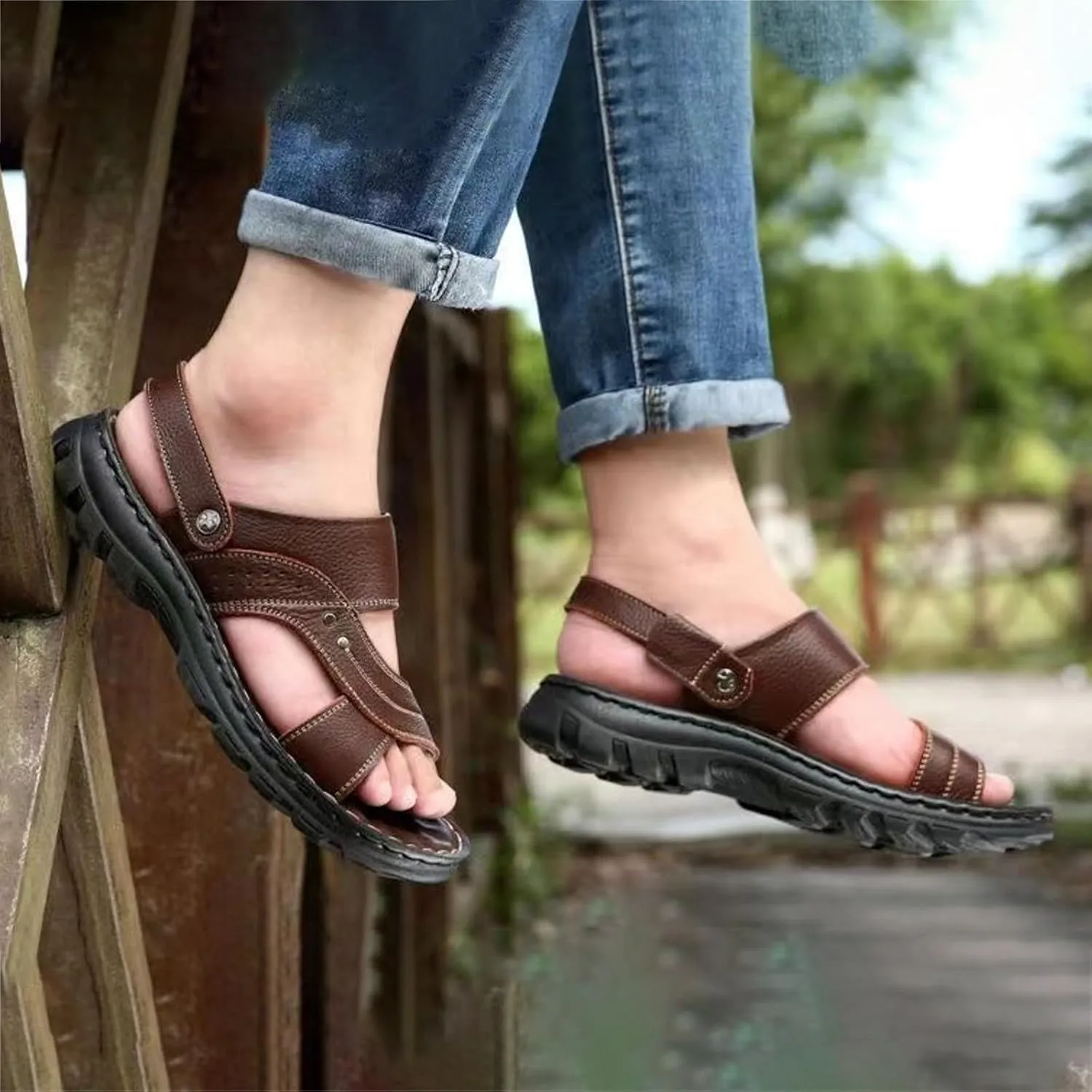 Non slip Sandals Sport Casual Beach Sandals Casual Outwear Soft Sole Comfort Open Toe Walking Shoes