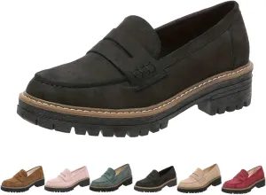 Orthopedic Shoes for Women Orthoture-Orthopedic Platform Loafers, Comfort Orthopedic Shoes, Womens Round Toe Walking Shoe, Slip On Shoes